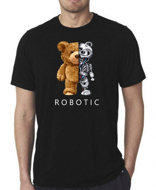 Rl Premium T-Shirt (Robotic Bear) Black