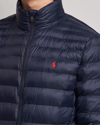 R.l Puffer Jacket Full Sleeves (Small Pony) Blue  -   W
