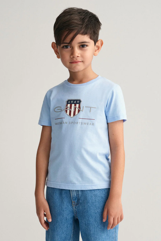 Kids Premium Cotton T-Shirt (Sky) 22