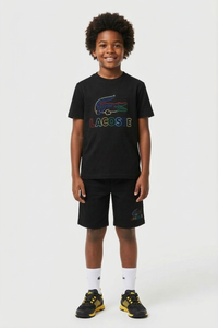 Premium Cotton Twin-Set  (Black) 03