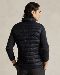 Rl premium Small Pony Sleeveless  Puffer Jacket (Black)