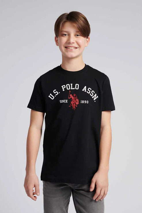 U.P Kids Premium Cotton T-Shirt (Black) 02