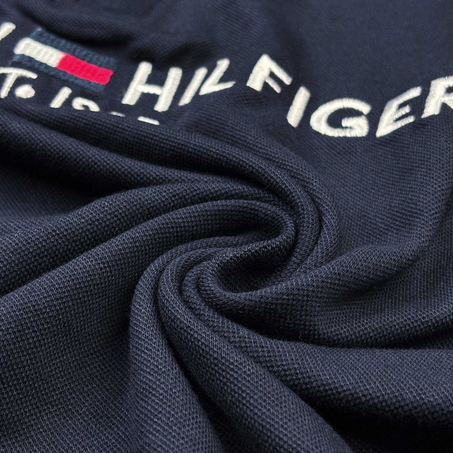 T.M.H Premium Polo Shirt With Zip (Navy Blue)