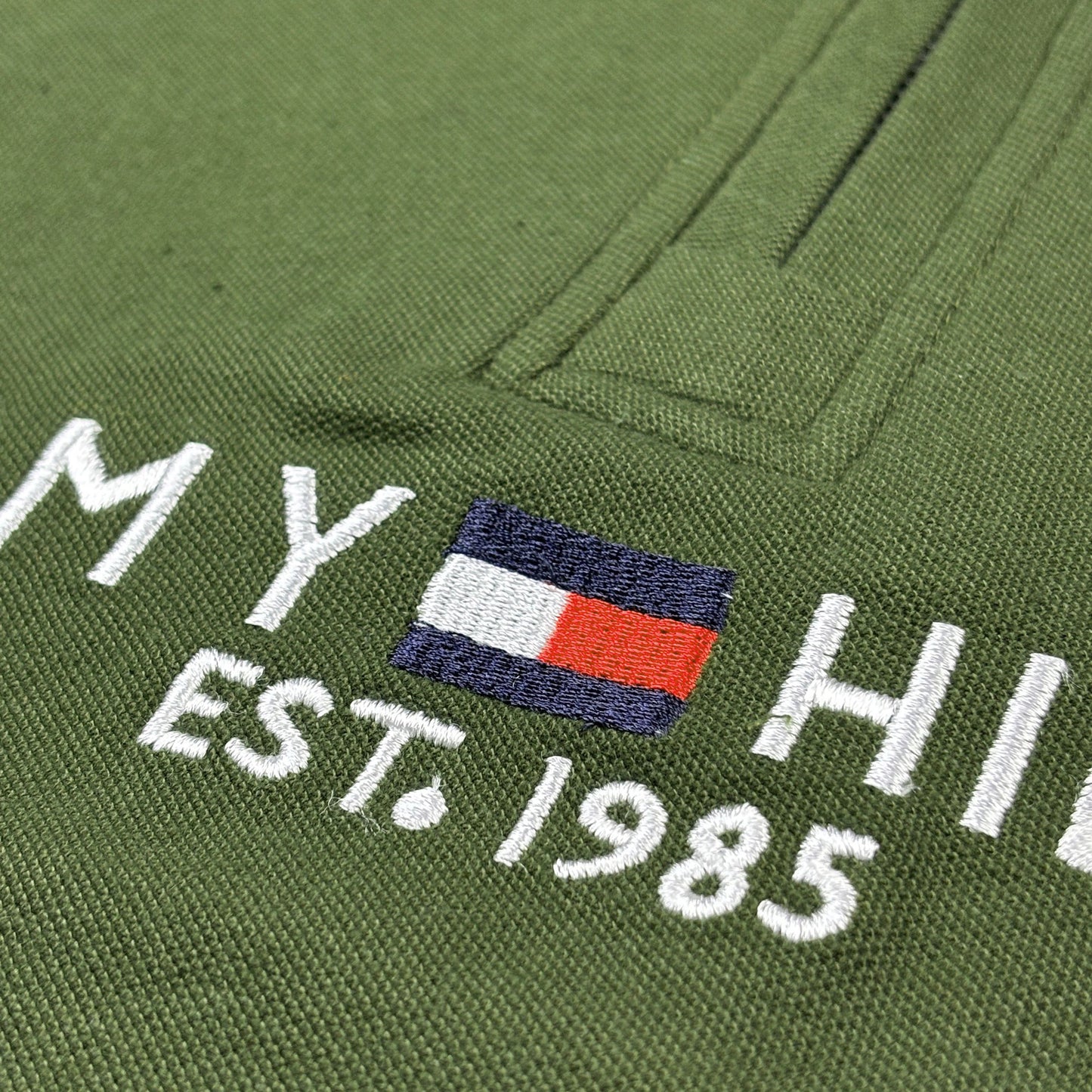 T.M.H Premium Polo Shirt With Zip (Olive)