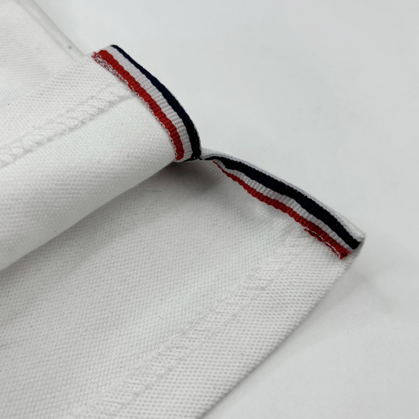 T.M.H Premium Polo Shirt With Zip (White)