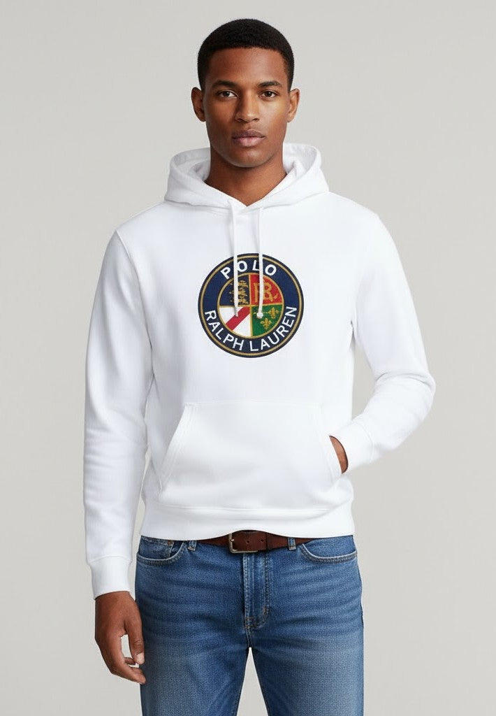 Premium Cotton Fleece Hoodie 14 (White)