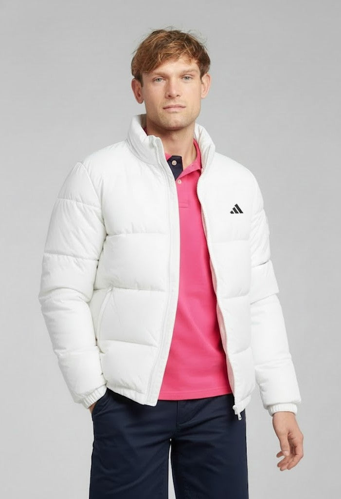 A.D Puffer Jacket Full Sleeves (White)