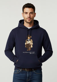 Premium Cotton Fleece Hoodie 11 (Navy)