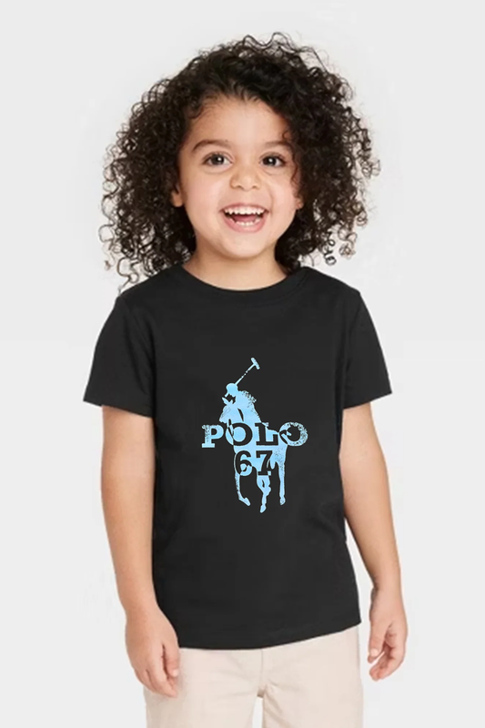 Kids Premium Cotton T-Shirt (Black) 4