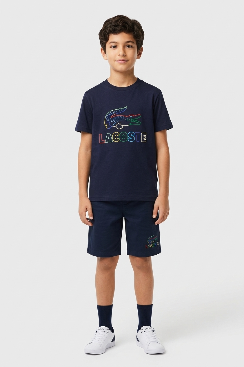 Premium Cotton Twin-Set  (Navy) 03