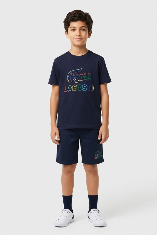 Premium Cotton Twin-Set  (Navy) 03