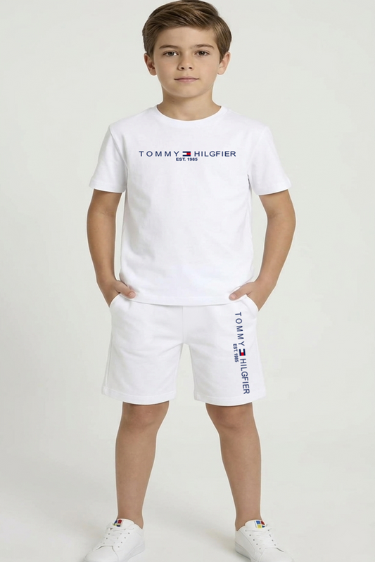Premium Cotton Twin-Set  (White) 11