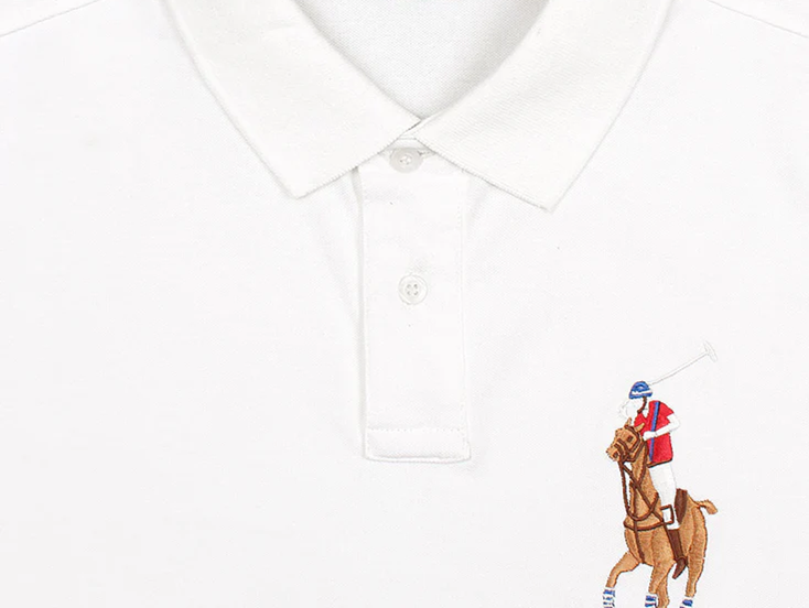 RL Premium Polo (Big Pony/Color) White