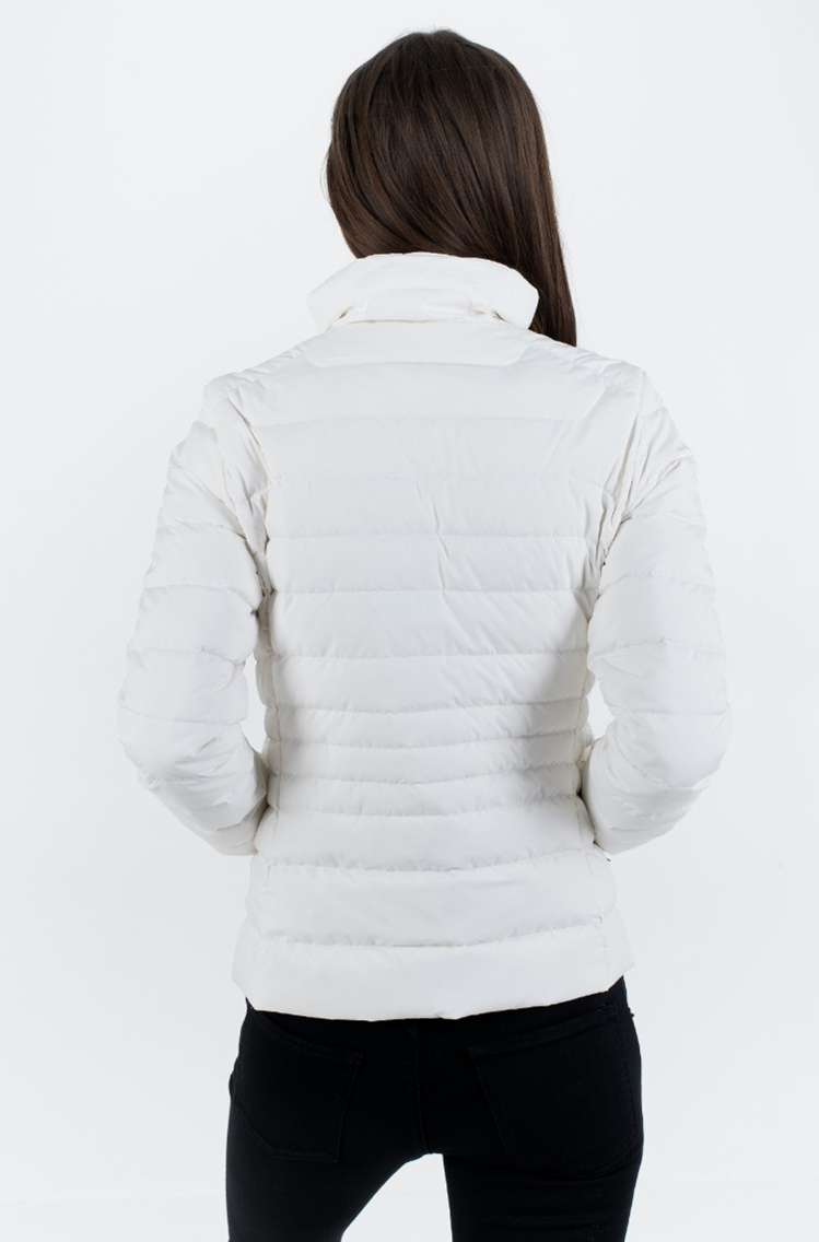 R.l Puffer Jacket Full Sleeves (Small Pony) White  -   W