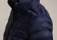 R.l Puffer Jacket Full Sleeves (Small Pony) Blue  -   W